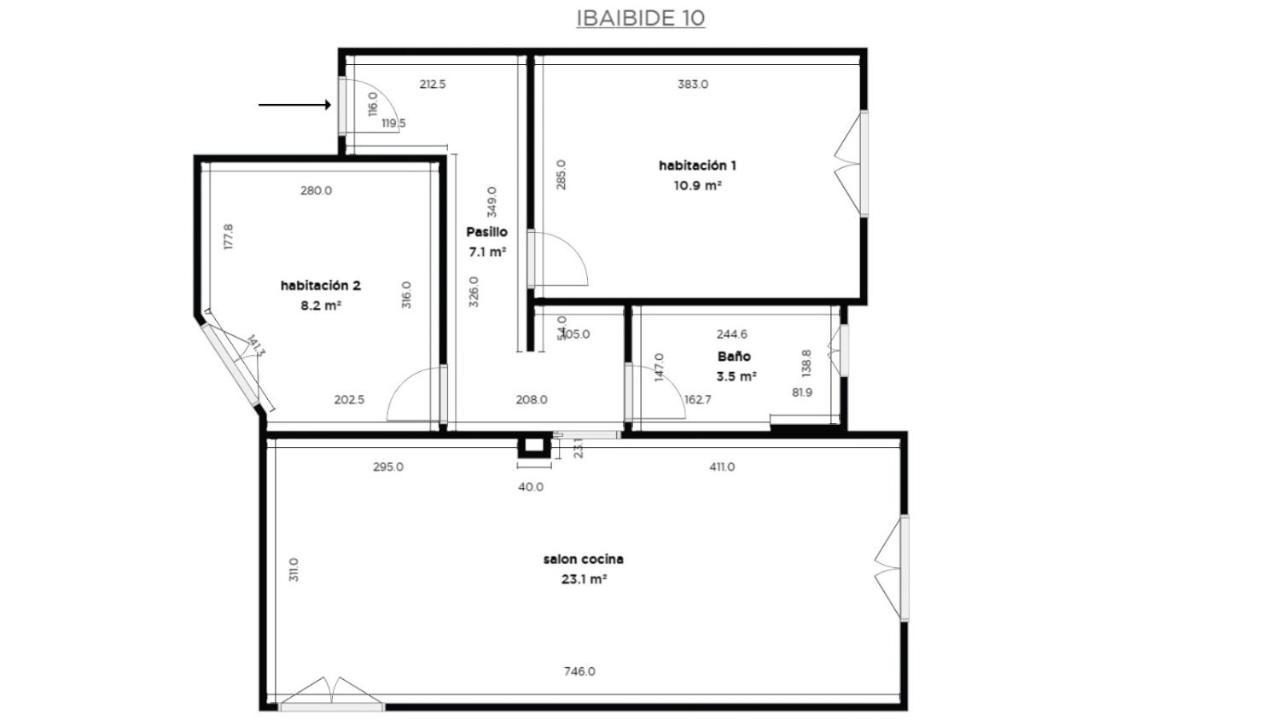 Family Apartment / Apartamento Familiar Гечо Екстериор снимка